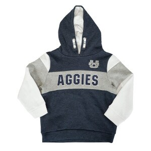 Toddler Aggies U-State Tri-Color Hoodie